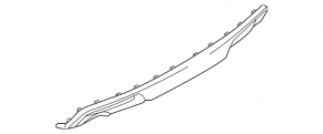 Rear bumper trim lower Ford Explorer 16-17 rest