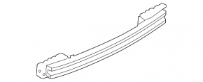 Lincoln MKX 16 Rear Bumper Reinforcement - Rusty