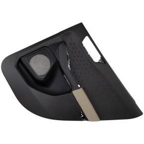Door trim card rear right Ford Escape MK4 20-22 black with beige cloth, scratch, needs cleaning