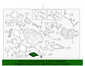 Land Rover Discovery Sport 17-19 heater core