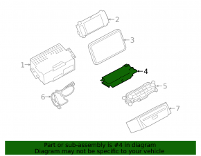 2021-2025 Ford Bronco Sport Navigation Computer with Bracket