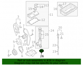 VW Jetta 11-18 USA TDI Engine Oil Cooler