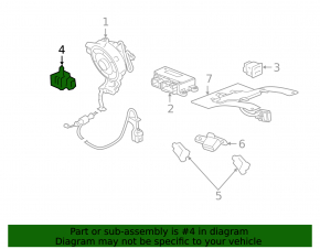 Airbag Sensor Door Left Buick Encore 13-17