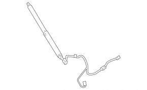 Electric tailgate shock absorber for left Mercedes GLA 15-20