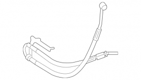 High pressure hose power steering Mercedes X164 GL450 GL500 GL550
