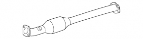 Exhaust line middle section with catalytic converter Toyota Highlander 14-17 2.7