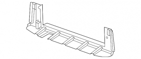 Lower radiator deflector GMC Terrain 10-15