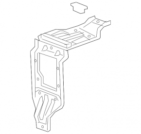 Chevrolet Malibu 16-23 Hood Lock Plate