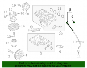 Oil dipstick Hyundai Elantra AD 17-20 1.4