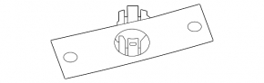 Front bumper parking sensor mount, left, Nissan Rogue 21-26 JP built