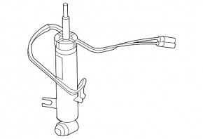 BMW X5 F15 14-18 electric rear right shock absorber