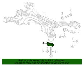 Rear subframe burr front right Honda CRV 23-
