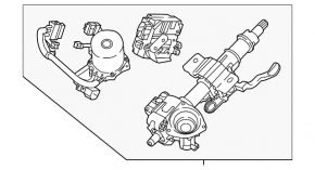 Steering column with EPS Hyundai Sonata 18-19 hybrid