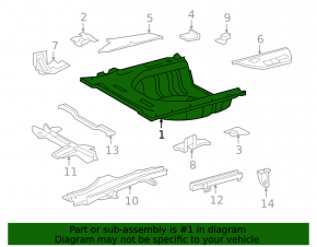 Trunk trough Lexus Hs250h 10-12