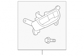 Lexus IS250 IS350 06-14 inner rear door handle