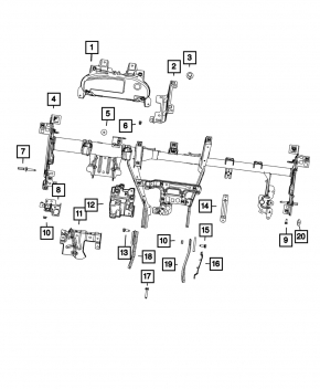 Under-torpedo pipe reinforcement Jeep Compass 22-
