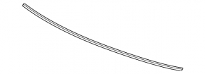 Honda Civic 12-15 rear window molding lower