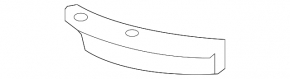Front Bumper Mudguard Right Acura MDX 07-13