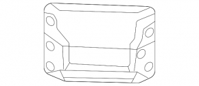 Front left side member bracket for Nissan Ariya 23-25