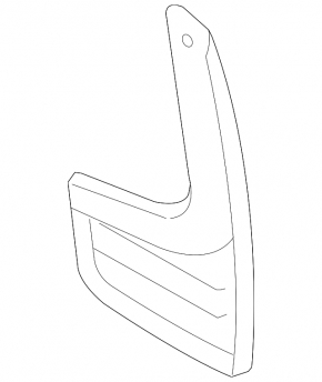Rear right mudguard for Toyota RAV4 06-12