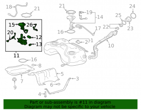 Fuel pump petrol pump Toyota Rav4 19- 2.5