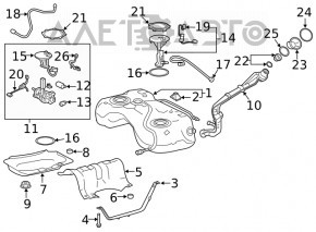 Fuel pump petrol pump Toyota Rav4 19- 2.5