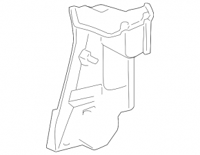 Fuel filler neck protection Toyota Prius 20 04-09