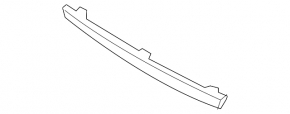 Front bumper trim central Hyundai Santa FE Sport 17-18 rest usa