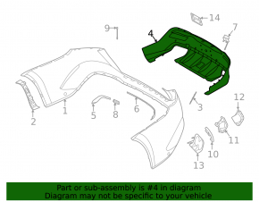Mercedes GLE 53/63 21-23 rear bumper lip for parking sensors, for towbar, AMG pack