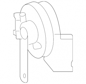Left signal High Mercedes GLC 300/43 16-17 with bracket