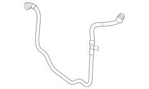 Cooling pipe tank-radiator Mercedes Metris W447 16-23