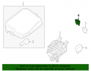 Positive terminal Mazda CX-50 23-25 2.5T with distribution plate
