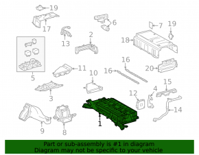 Toyota Prius 30 10-15 High Voltage Battery Assembly