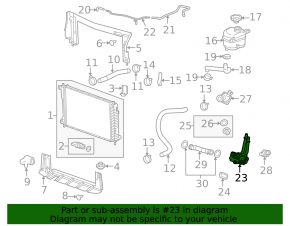 Thermostat Housing GMC Terrain 10-17 2.4