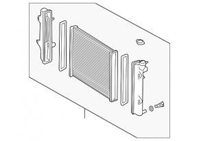 Lexus GX470 03-09 Water Cooling Radiator