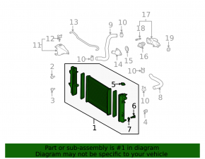 Lexus GX470 03-09 Water Cooling Radiator