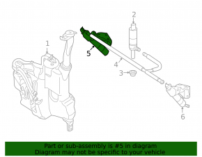 Headlight washer nozzle right Mercedes X164 GL