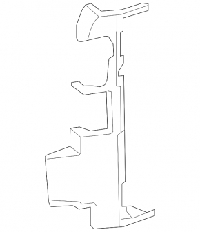 Radiator deflector left Chevrolet Impala 14-20 2.5