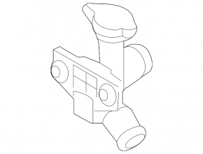 Upper cooling pipe Kia Soul 14-19 1.6