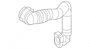Cooling system hose Mercedes GLC 16-22