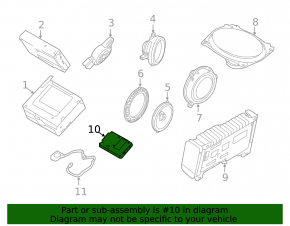 NAVIGATION CONTROL MODULE QX50 19-20