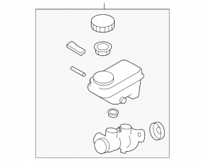 Master brake cylinder with reservoir Subaru Forester 19- SK