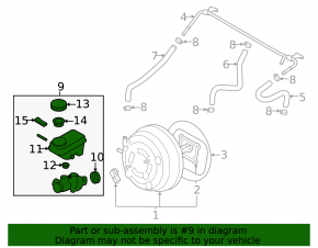 Master brake cylinder with reservoir Subaru Forester 19- SK