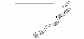 Hyundai Santa Fe 24-26 Turbo Oil Drain Pipe