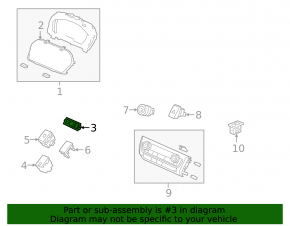 Instrument Light Control Honda Insight 19-22
