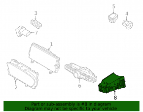 Volvo XC60 18-25 windshield projection