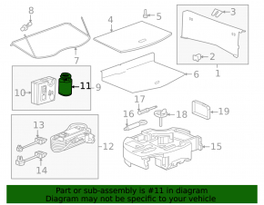 Adhesive for compressor Chevrolet Bolt EUV 22-23 under R17