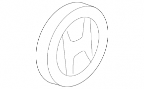 Center cap for Honda CRV 12-16 disk silver, 70mm