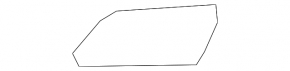 Front bumper headlight washer plug left Audi A6 C8 19- S-line