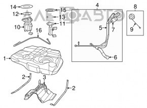 Dodge Journey 11- Fuel Filler Neck